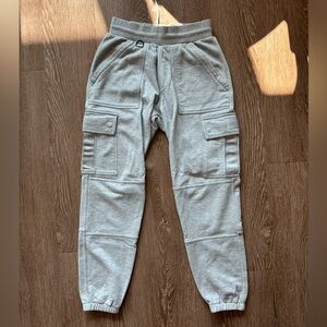 Alo Heather Grey Highline Cargo Sweats Small Mens